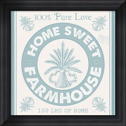 Framed Vintage Farmhouse I Print