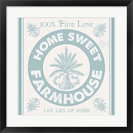 Framed Vintage Farmhouse I Print