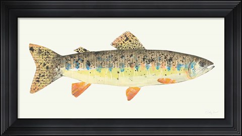 Framed Angling in the Stream III Print