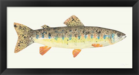 Framed Angling in the Stream III Print