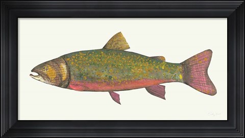 Framed Angling in the Stream II Print