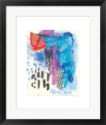 Framed Waterfall II Print