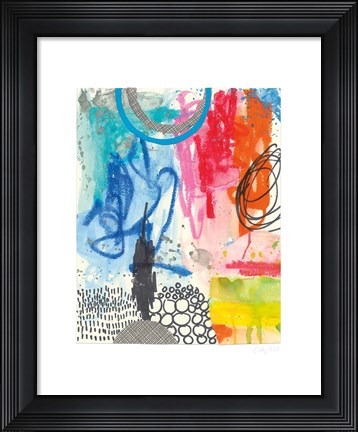 Framed Color Storm I Print