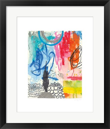 Framed Color Storm I Print