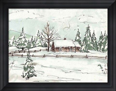 Framed WInter Wonderland X Print