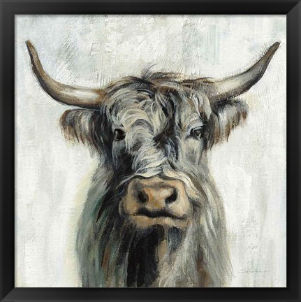 Framed Highland Cow Print