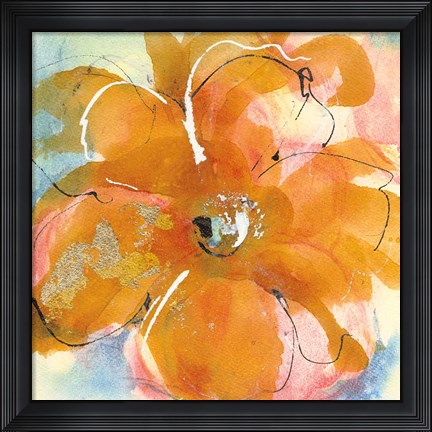 Framed Amber Wash II Print