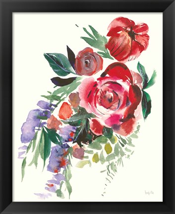 Framed Autumn Roses Print