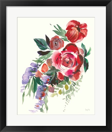 Framed Autumn Roses Print