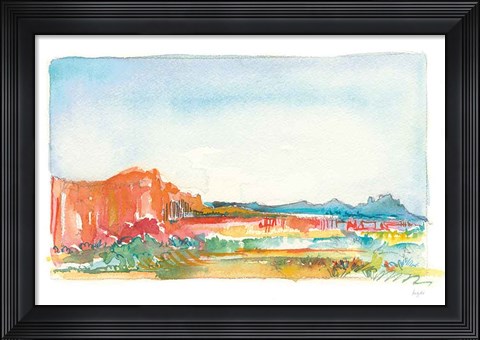 Framed Looking Out Print