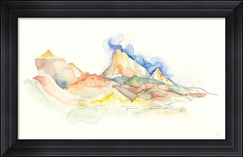 Framed Western Sketchbook Print