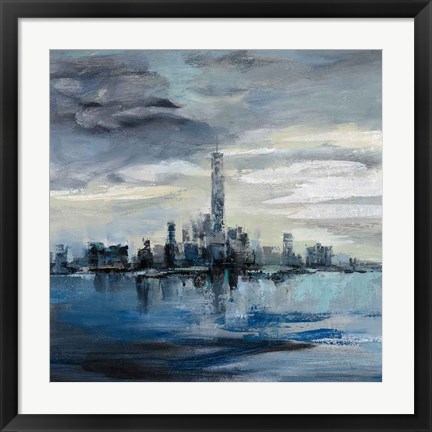 Framed Manhattan Winter Print