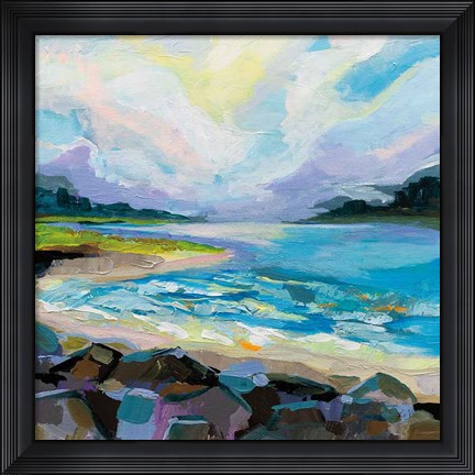 Framed Coastline Print