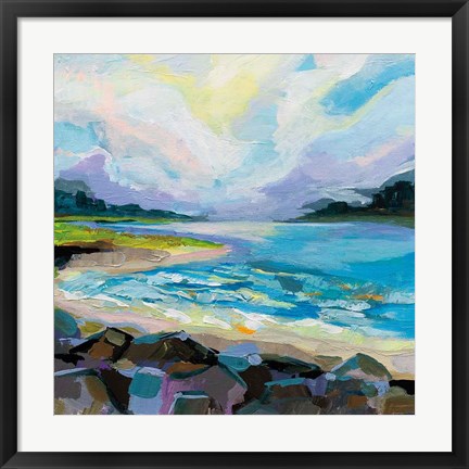 Framed Coastline Print