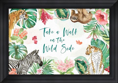 Framed From the Jungle I Print