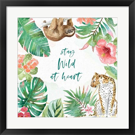 Framed From the Jungle III Print