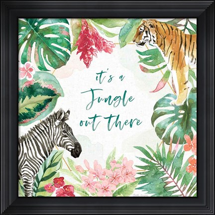 Framed From the Jungle II Print