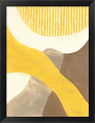 Framed Retro Abstract VI Print