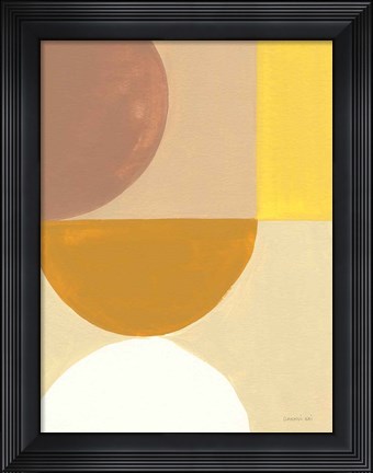 Framed Retro Abstract V Print