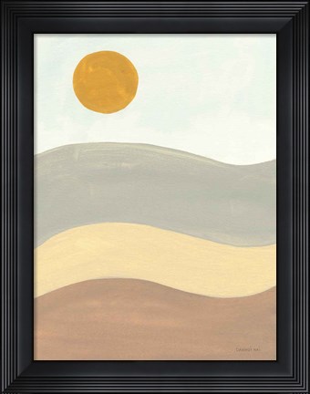 Framed Retro Abstract II Print