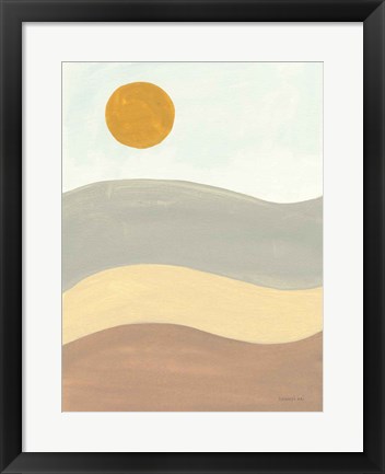 Framed Retro Abstract II Print