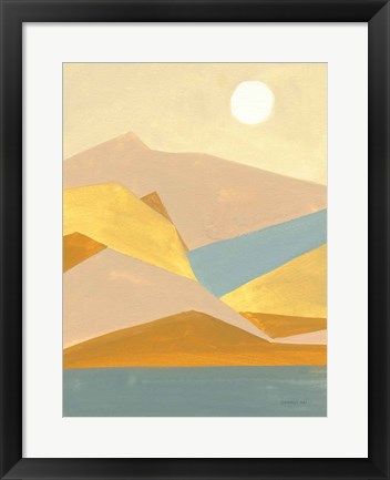 Framed Retro Abstract I Print