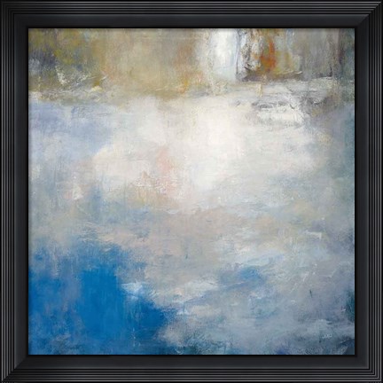 Framed River Abstract Print