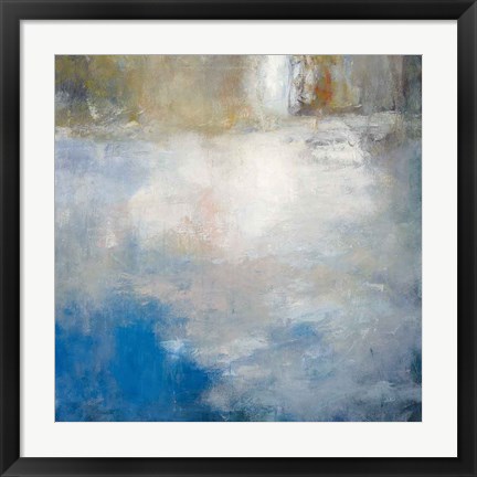 Framed River Abstract Print