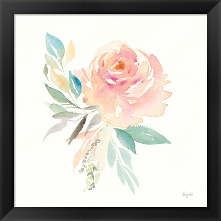 Framed Watercolor Blossom III Print