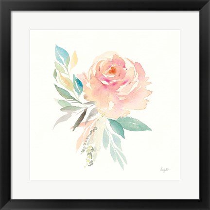 Framed Watercolor Blossom III Print