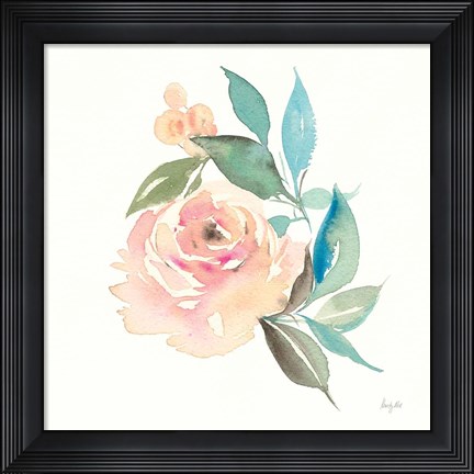 Framed Watercolor Blossom II Print