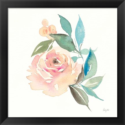 Framed Watercolor Blossom II Print