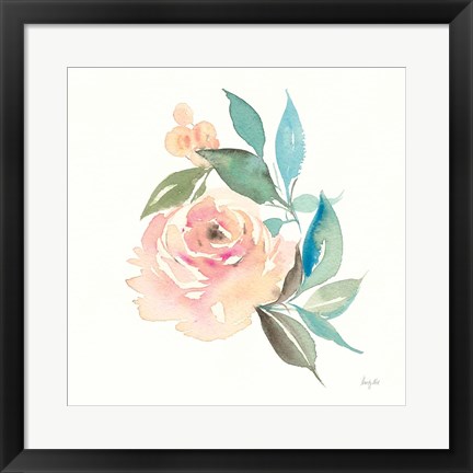 Framed Watercolor Blossom II Print