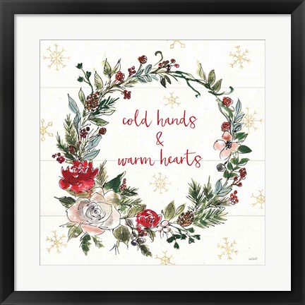 Framed Lighthearted Holiday V Print