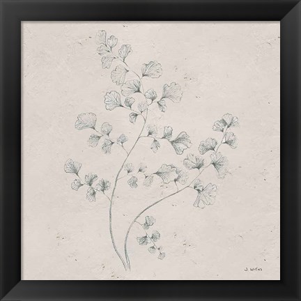 Framed Soft Summer Sketches IV Sq Print