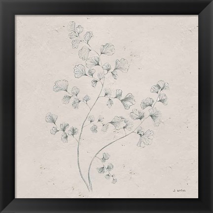 Framed Soft Summer Sketches IV Sq Print