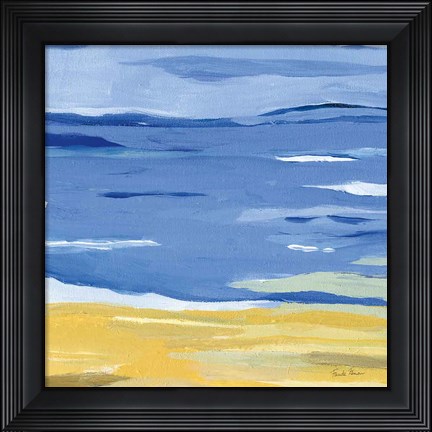 Framed Coastal Abstract Print