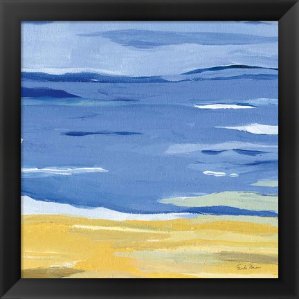 Framed Coastal Abstract Print