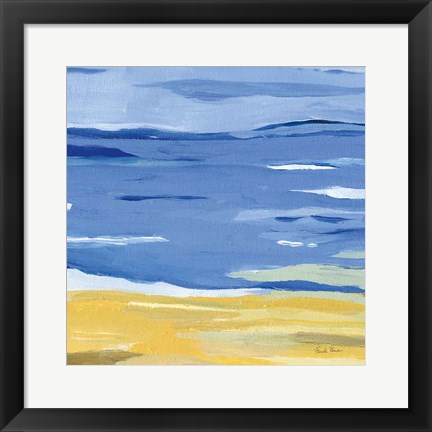 Framed Coastal Abstract Print