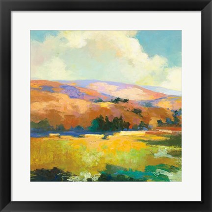 Framed Daybreak Valley II Print