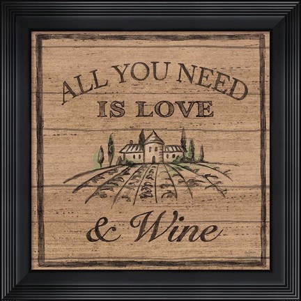 Framed Sweet Vines VII Print