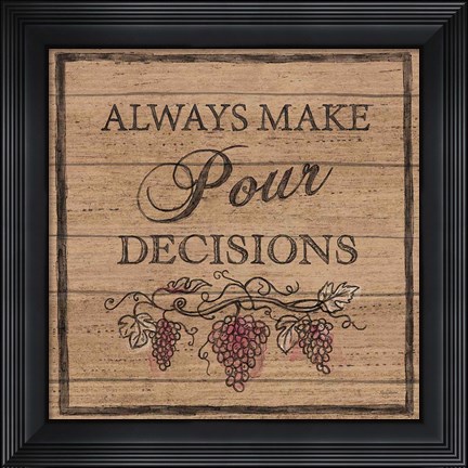 Framed Sweet Vines VI Print