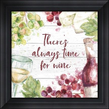 Framed Sweet Vines V Print