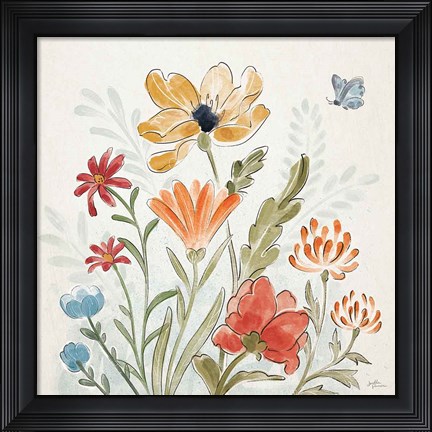 Framed Spiced Petals III Print