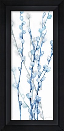 Framed Indigo Botanical panel II Print