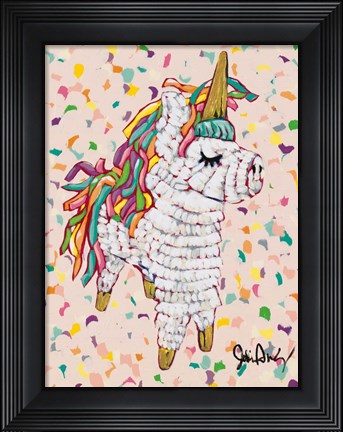 Framed Queen Pinata Print
