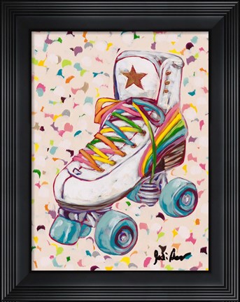 Framed Retro Rainbow Print