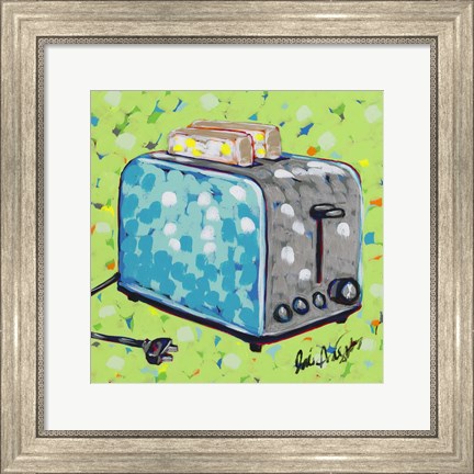 Framed Kitchen Sketch Toaster Print