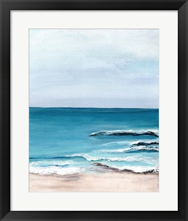 Framed Oceanside View I Print