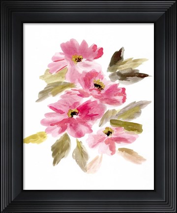 Framed Farmhouse Florals V Print